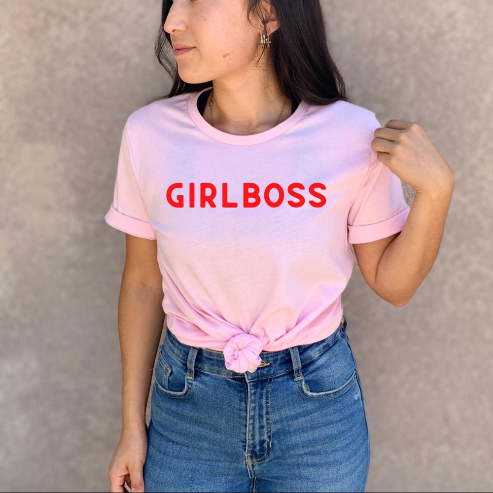 Pink Girlboss Shirt